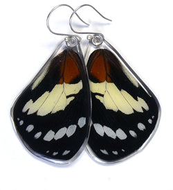 Butterfly Earrings, Trajan's Forest Queen, Top Wing