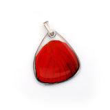 0645 Butterfly Wing Pendant, Red Flasher Butterfly, bottom wing