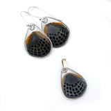 0647 Butterfly Wing Pendant, Spotted Glory, bottom wing