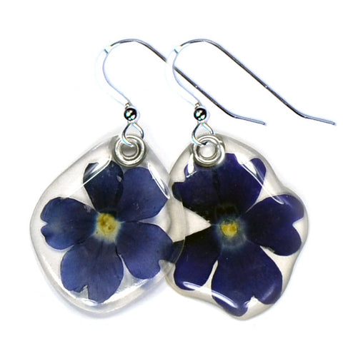 Blue verbena Earrings