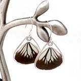 Butterfly earrings, Wanderer Butterfly, bottom wings