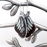 Butterfly earrings, Wanderer Butterfly, top wings