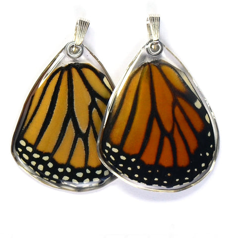 Butterfly wing pendant ONLY, Monarch, bottom wing