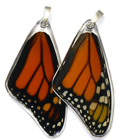 Butterfly wing pendant ONLY, Monarch, top wing