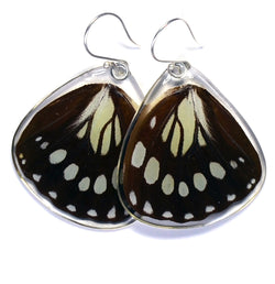 Butterfly Earrings, Forest Queen, Bottom Wing