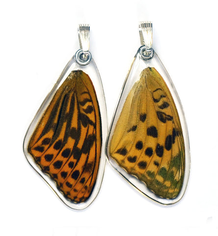 Butterfly Pendant Only, Pallas' Fritillary, Top Wing