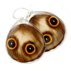 0617 Butterfly Wing Earrings, Taenaris Urania, bottom wings
