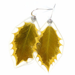 Holly Leaf earrings